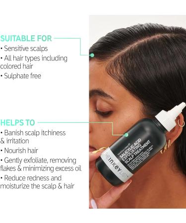 The INKEY List 2% Salicylic Acid Exfoliating Scalp Treatment to Reduce Flakes Itchiness and Control Oiliness 150ml & 7% Glycolic Acid Exfoliating Scalp Scrub to Remove Dead Skin 150ml - Buy Online on GoSupps.com