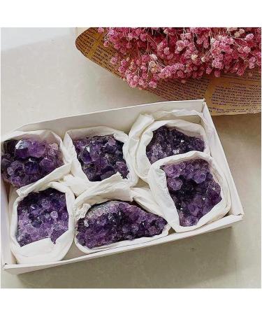 Natural Crystal Rough Amethyst Rough Stone Beautiful Natural Amethyst Geode Quartz Cluster Crystal Sample Room Decoration Home Decoration Gift Gem About 1500 g - Buy Online on GoSupps.com