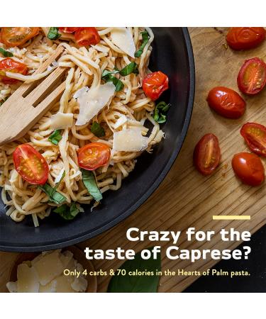 Natural Heaven Hearts of Palm Pasta Spaghetti Noodles - Gluten Free Vegan Keto Plant Based 6 Pack - 9 oz - Buy Online on GoSupps.com