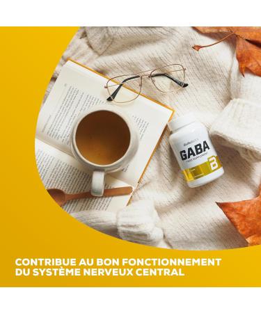 BioTechUSA GABA Dietary Supplement Capsules with Gamma Aminobutyric Acid 60 Capsules - Buy Online on GoSupps.com