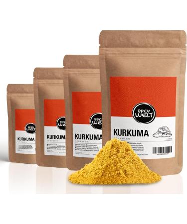 Spicy Welt Ground Turmeric (1kg) Premium Quality Turmeric Powder for Cooking Infusions Curries & Sauces | Yellow Color - Buy Online on GoSupps.com