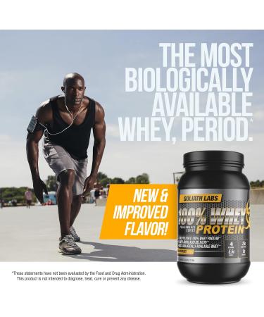 Goliath Labs Whey Protein (10 lbs, Strawberry) Strawberry 10 Pound (Pack of 2) - Buy Online on GoSupps.com