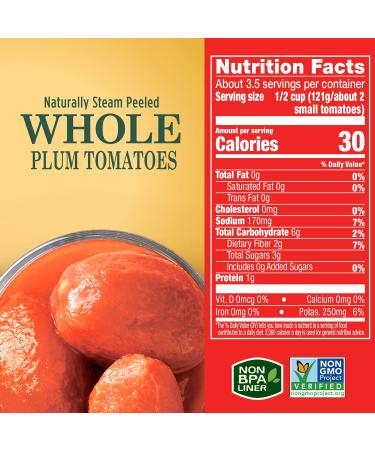 Hunt's Whole Peeled Plum Tomatoes 14.5 oz - 12 Pack | Premium Quality Tomatoes - Buy Online on GoSupps.com