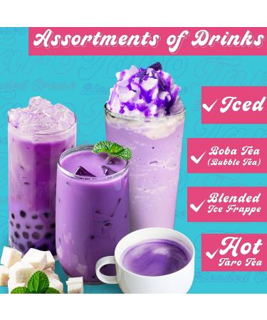 Taro Milk Tea Powder (45 Servings) - Bulk Format Bubble Tea Powder for Boba Shops - Buy Online on GoSupps.com