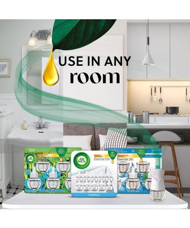 Air Wick Plug in Scented Oil Refill 5ct - Fresh Linen Essential Oils - Air Freshener - Buy Online on GoSupps.com