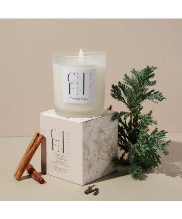 Winter Spice Scented Candle - 100% Coconut Wax - Cozy Season & Christmas Decor - 7oz Cinnamon Candle for Home - 40 Hrs Burn Time - Buy Online on GoSupps.com