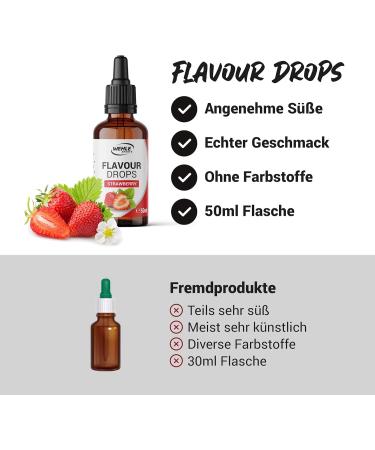 Flavor Drops Sugar-Free 50ml - Wehle Sports Cookies & Cream - Calorie-Free Sweetness for Quark Porridge & More - Buy Online on GoSupps.com