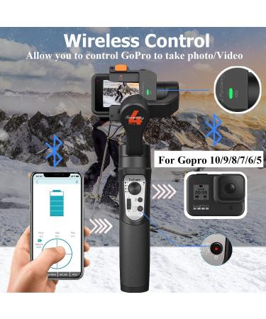 Hohem iSteady Pro 4 3-Axis Gimbal Stabilizer for GoPro & Osmo Action - Bluetooth & Cable Control, IPX4 Splash Proof - with Tripod - Buy Online on GoSupps.com