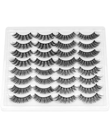 DYSILK 16 Pairs 6D Mink False Eyelashes 4 Styles | Natural & Dramatic Makeup | Wispy Volume | Reusable Handmade Lashes - Pack of 1 - Buy Online on GoSupps.com