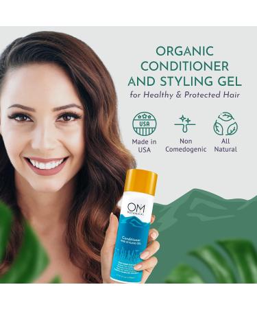Buy Ayurvedic Conditioner & Styling Gel - All Natural Sulfate-Free Vegan Hair Treatment for Men & Women - Rinse-Off/Leave In - Buy Online on GoSupps.com