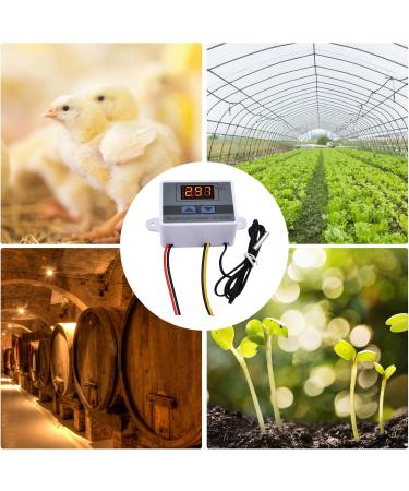 DIYMORE XH-W3001 Digital Temperature Controller | DC 12V Thermostat for Heating & Cooling | Ideal for Seafood Terrariums & Vivariums - International Shipping Available - Buy Online on GoSupps.com