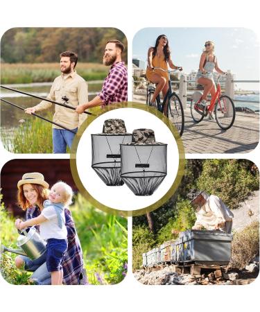 Toatelu Beekeeper Hat with Mosquito Net - 2-Pack Foldable Outdoor Cap for Camping Hiking & Gardening - Buy Online on GoSupps.com