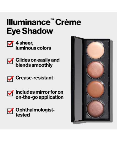 REVLON Cr me Eyeshadow Palette 715 Precious Metals 0.12 Oz - Pack of 2 | Creamy, Pigmented, Crease-Resistant Eye Makeup with Matte & Shimmer Finishes - Buy Online on GoSupps.com