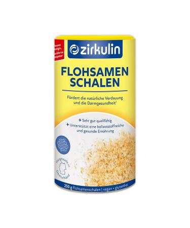 Zirkulin Zirkulin Psyllium husks in 1 pack (1 x 250 g) rich in premium fiber taste-neutral food supplement to support natural digestion