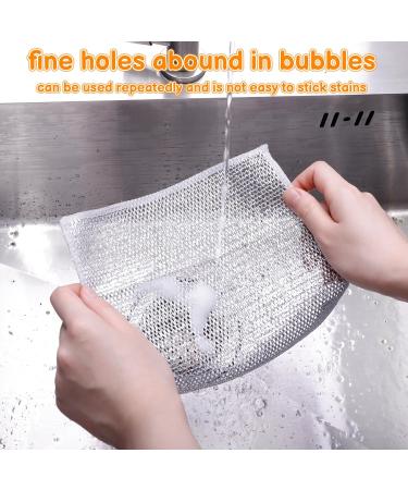 XINRUI 20 PCS Multipurpose Wire Dishwashing Rags for Wet and Dry Non-Scratch Wire Dishcloth Reusable Kitchen Cleaning Towels Dish Cloths No Odor Quick Drying for Home Kitchen Daily Cleaning - Buy Online on GoSupps.com