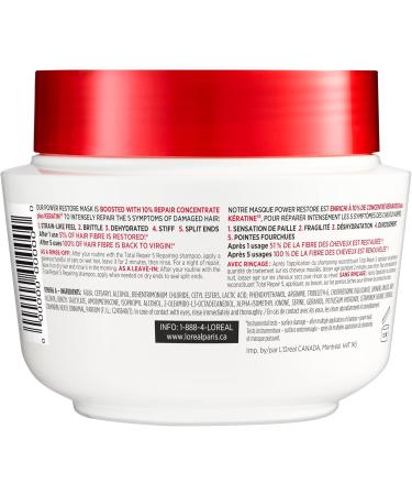 L'Oreal Paris Total Repair 5 Shampoo For Dry and Damaged Hair With Protein & L'Oreal Paris Total Repair 5 Restoring Hair Mask with Protein Calendula Extract and Ceramide for Damaged Hair - Buy Online on GoSupps.com