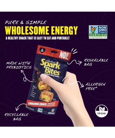 SPARK BITES Variety Pack - Allergen-Free Vegan Healthy Energy Snack - 6 Flavors, Non-GMO, Gluten-Free - Buy Online on GoSupps.com