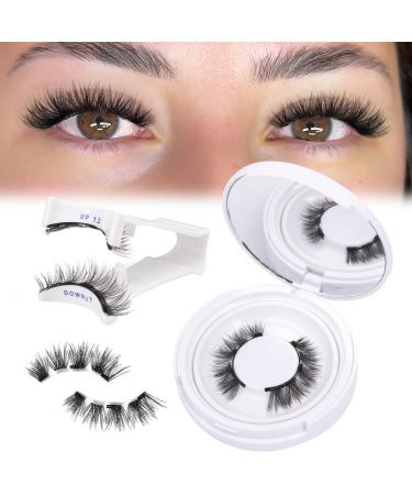 ALICE Magnetic Eyelashes Kit Natural Cat Eye False Eyelashes with Magnets and Magnetic Lash Applicator Reusable Faux Mink Magnetic Lashes Kit Easy to Use No Glue Needed D27