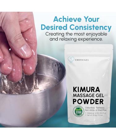 Nuru Massage Gel Powder - 500g Resealable Bag | Glycerin & Paraben Free | Made in Japan - Premium Quality for Ultimate Relaxation - Buy Online on GoSupps.com