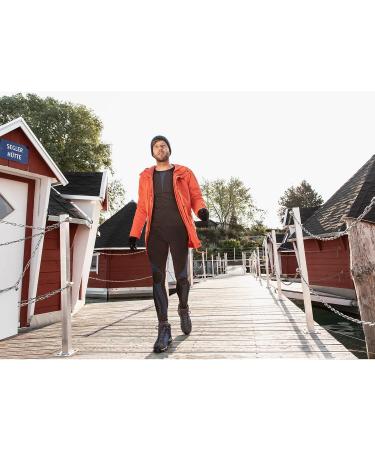 Celodoro Men's Thermal Underwear Set | Seamless Quick-Drying Functional Base Layer - SM Black/Blue - Buy Online on GoSupps.com