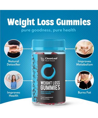 Strawberry Flavour Weight Loss Support Gummies - 60 Vegan Low Carb Gummies - Buy Online on GoSupps.com