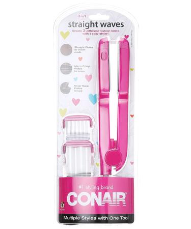 Conair 3-in-1 Specialty Styler - Straighten, Wave, Curl Your Hair - Buy Online on GoSupps.com