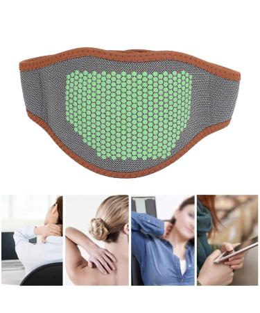Fast Heating Neck Pillows with Steel Support - Hot Therapy for Tension Relief | Breathable Black Green Dots | International Shipping Available - Buy Online on GoSupps.com