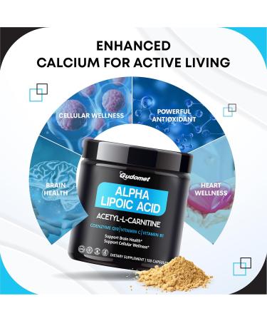 Ultra Alpha Lipoic Acid with CoQ10 Vitamin C & B1 - Supports Brain Health & Antioxidant Defense - 150 Capsules 150 count (pack of 1)_ - Buy Online on GoSupps.com