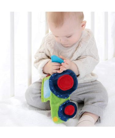 Buy SIGIKID 42301 Active Crinkle Cloth Tractor Toy for Babies | Green/Blue | Ideal from Birth | Perfect for Girls & Boys - Buy Online on GoSupps.com