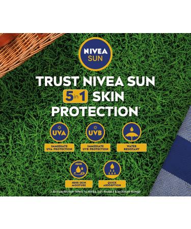 Nivea Sun Immediate Protection Moisturising Sun Lotion SPF20 200ml - Sunscreen for Effective Sun Protection - Buy Online on GoSupps.com