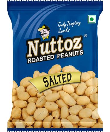 Nuttoz Roasted Salted Peanuts 160g (Pack of 6) - Buy Online on GoSupps.com