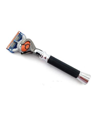 G.B.S Professional Shaving Razor 6in Long Handle and 1 Blade Black