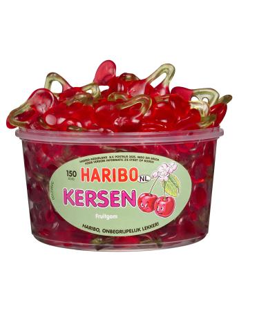 Haribo Happy Cherries tin 150 pieces 1200g cherry 1.2 kg (1 pack)