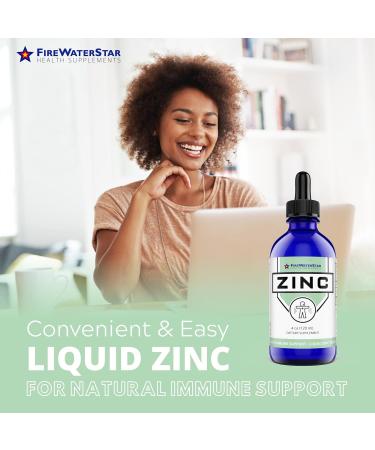 FWS Liquid Zinc Supplement for Men Women Kids Organic Non-GMO Vegan Ionic Zinc Sulfate Drops Immune System Boost Healthy Skin Support Overall Wellness 60 Day Supply 4 oz 4 Fl Oz (Pack of 1) - Buy Online on GoSupps.com