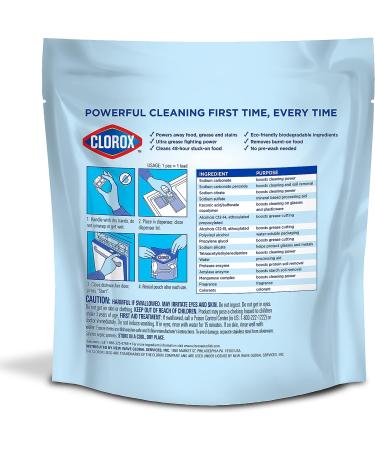 Clorox Triple Action Dishwasher Detergent Pacs - 65 Count Fresh Scent - Pack of 1 - Buy Online on GoSupps.com