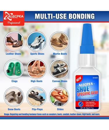 20g Shoe Glue - Ultimate Strength Adhesive for for Soles Boots Sneakers Heels Hiking Shoes Leather Handbags - Quick Set in 15 Seconds Shoe Glue 20g/1pack - Buy Online on GoSupps.com