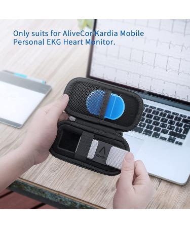 AliveCor Kardia Mobile Heart Monitor EKG 6-Lead Travel Case - Black - Buy Online on GoSupps.com