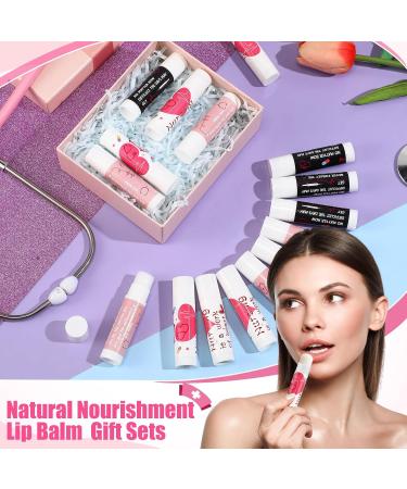 Nurse Gifts Bulk | Lip Balm Set for Nurse Graduation | 24 Pcs Moisturizing Lip Care with Vitamin E & Coconut Oil - Buy Online on GoSupps.com