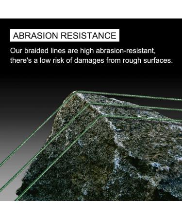 Waline 8 Strands Super Strong PE Braided Fishing Line - 20LB 40LB 50LB 60LB (Neon Green & Black) - 300m (328YDS) - Durable 8-Fold Fishing Cord - Buy Online on GoSupps.com