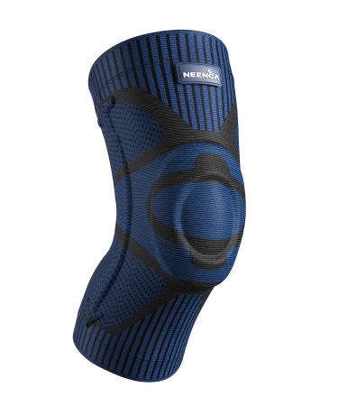 NEENCA Knee Braces - Compression Support Sleeve for Meniscus Tear, ACL, Arthritis - Joint Pain Relief & Injury Recovery - X-Large Navy-Blue - Buy Online on GoSupps.com