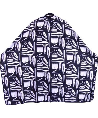 King Midas Barber Cape (Black and White) - Buy Online on GoSupps.com