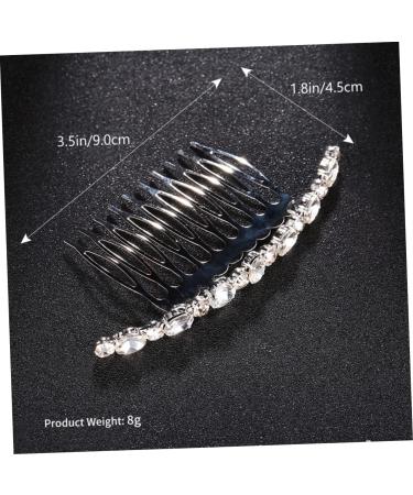 DOITOOL 1 Pc Hair Comb Metal Hair Clips Face Ice Cubes Crystal Headband Carpal Tunnel Wrist Brace Banana Clip Banana Hair Claw Clips Pink Crystal Side Pearl Oval Alloy Hair up - Buy Online on GoSupps.com