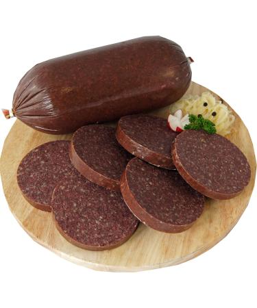 Gr tzwurst Grandma's pan Gr tzenblutwurst |GDR recipe Tiegelwurst |Black pudding |Lactose-free (groat sausage 2-pack 800) 800.0 grams of Gr tzwurst 2er-Pack