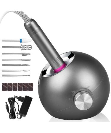 Nail miller upgraded professional nail miller 35000 rpm for gelail acrylic nails manicure pedicure set electrically electrical nail file set with ceramic milling milling and 5 attachments safe for beginners black - Buy Online on GoSupps.com