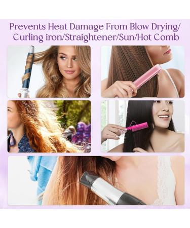 10 in 1 Heat Protectant Spray - Lavender Hair Treatment Nourishing Thermal Protector for Damage & Frizz Control - Buy Internationally - Buy Online on GoSupps.com