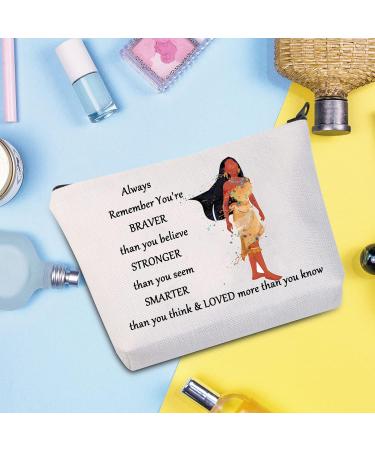 Buy WZMPa Indian Princess Cosmetic Bag - Inspirational Zippered Design for Women & Girls | Perfect Gift - Buy Online on GoSupps.com