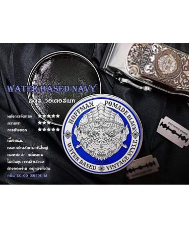 Men's Vintage Style Hair Product - Water Based Navy Medium Strong Hold Easy Wash Out - Buy Online on GoSupps.com