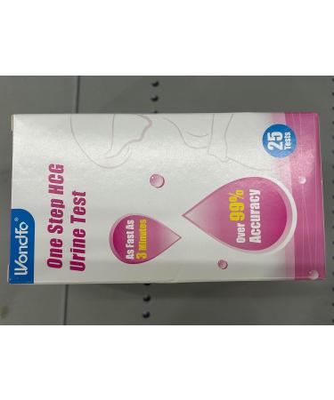 Wondfo Pregnancy Test 25 Strips - Early Detection 10 MIU/ml - Reliable & Fast Results with 10 Urine Cups - Buy Online on GoSupps.com