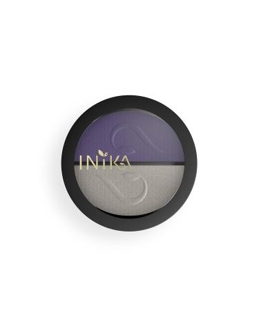 INIKA Pressed Mineral Eye Shadow Duo - Purple Platinum | Vegan & Cruelty-Free | International Shipping Available - Buy Online on GoSupps.com
