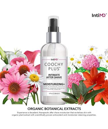 Coochy Plus Intimate Shaving Complete Kit - Sweet Diva Scent | Organic After Shave Moisturizer Mist - Antioxidant Formula for Razor Burn Prevention - Buy Online on GoSupps.com